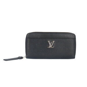 Louis Vuitton Zippy Lock Me long wallet leather